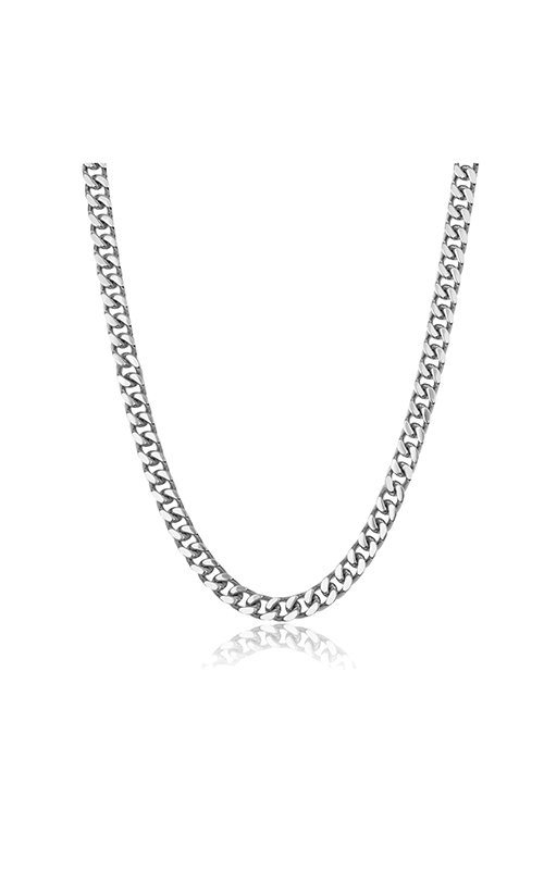 Men’s Stainless Steel Polished Curb Chain